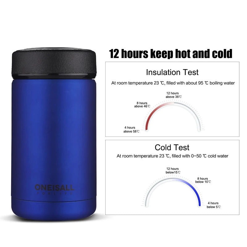 Thermal Tumbler Cup - Travel Mug Coffee Insulated Steel Vacuum flask
