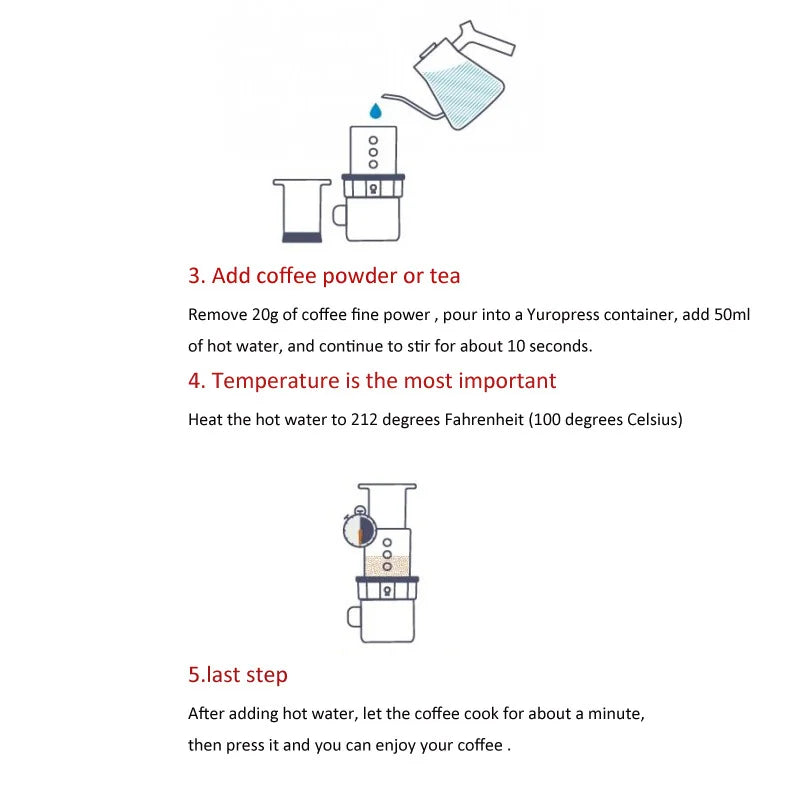 Prismo coffee accessories - Yuropress / Aeropress compatible