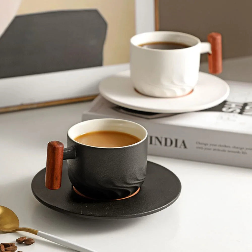 Gradient Glaze Ceramic Coffee Cup macchiato handmade