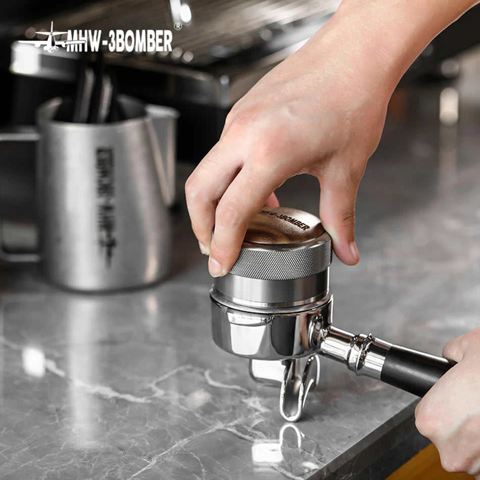 PREMIUM 51/58.35mm Coffee Tamper Adjustable Espresso Distributor Leveller