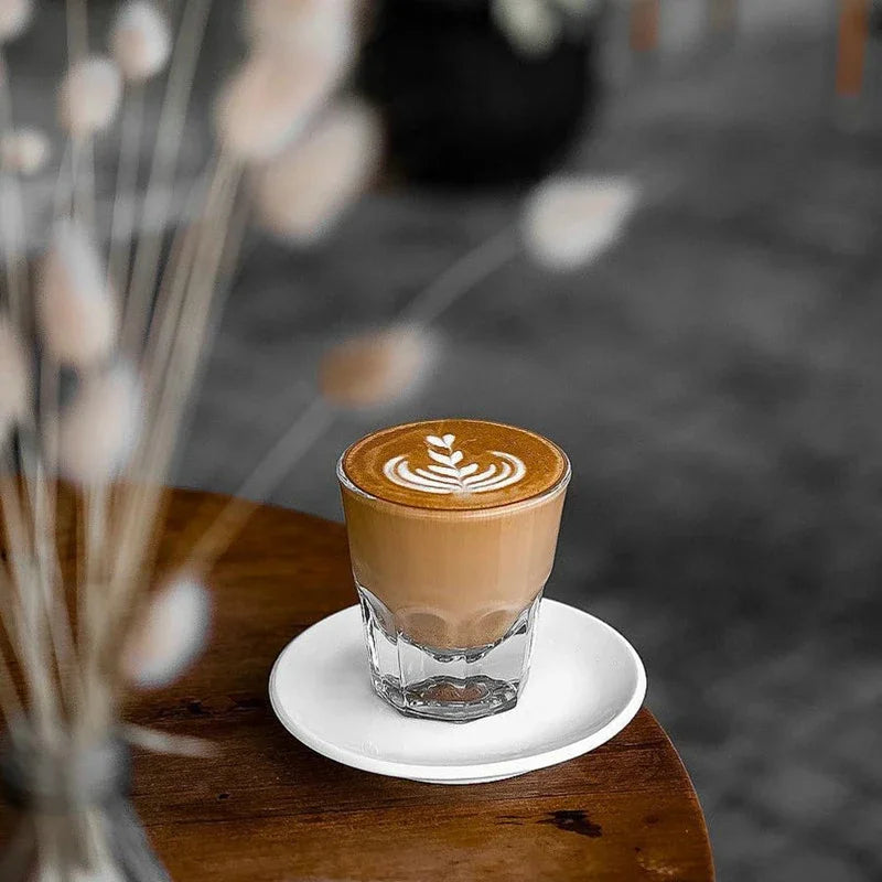 Flat White White Coffee Cup, Boutique Coffee Cup