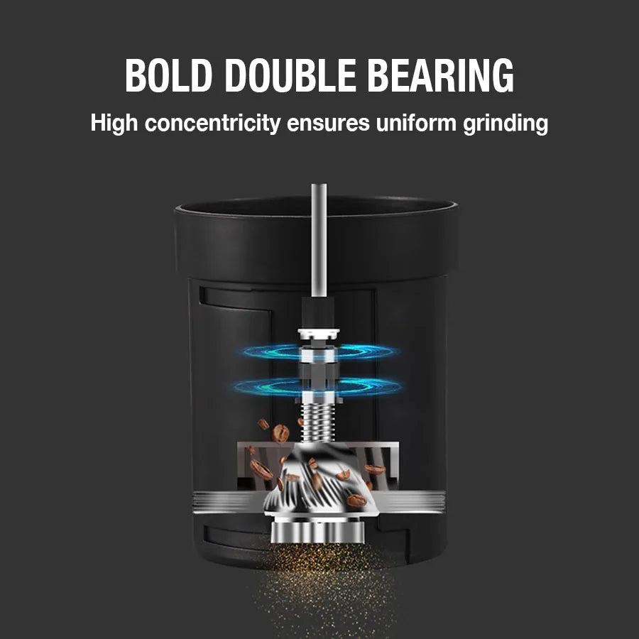 Electric Coffee Grinder New Upgrade Mini Portable Coffee Bean Grinder USB Charge Stainless Steel Espresso Spice Mill Grinders