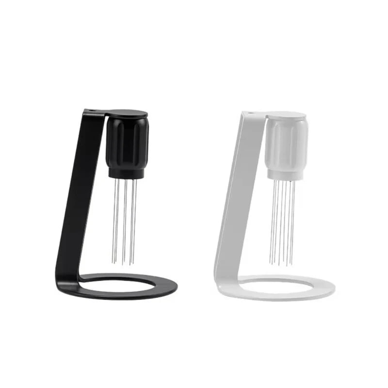 Stainless Steel Coffee Powder Tamper Espresso Powder Stirrer Distributor Leveler Tools Cafe Stirring Barista Accessories