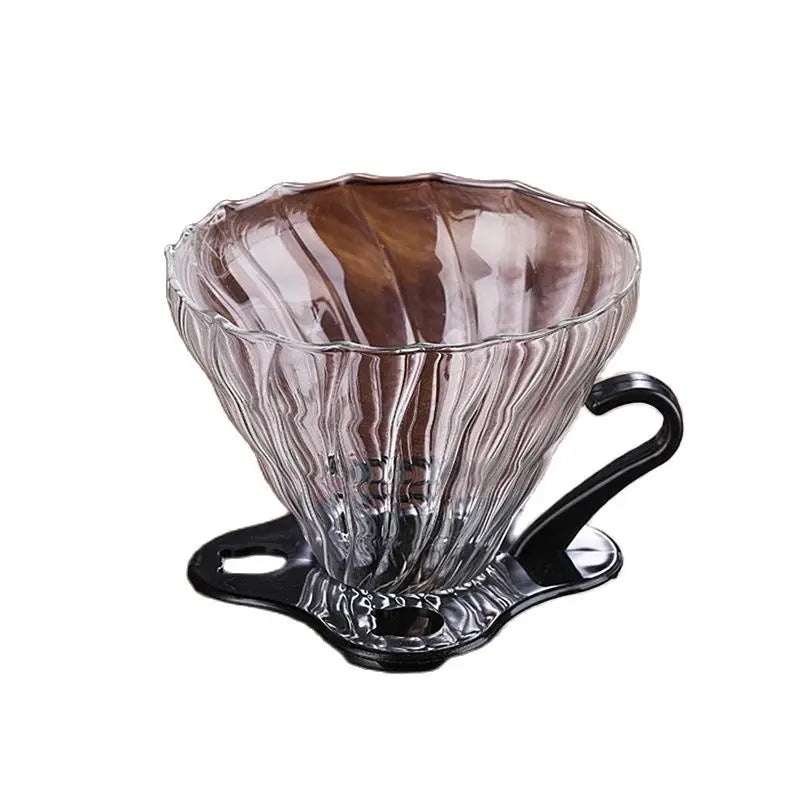 Glass Coffee Dripper, Size 02/ 01, Pour Over Coffee Funnel Dripper v60.