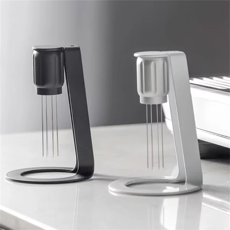 Stainless Steel Coffee Powder Tamper Espresso Powder Stirrer Distributor Leveler Tools Cafe Stirring Barista Accessories