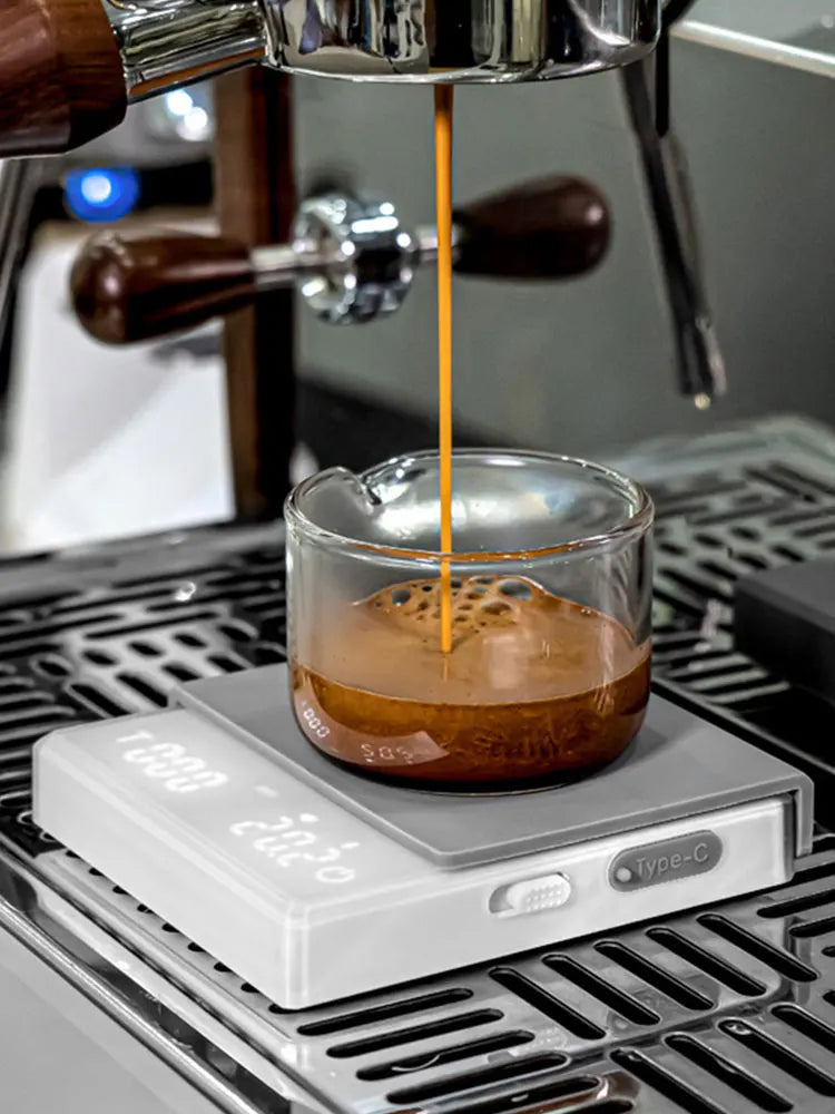 Kitchen Coffee Scale with Timer Rechargeable Digital Scale 0.1g