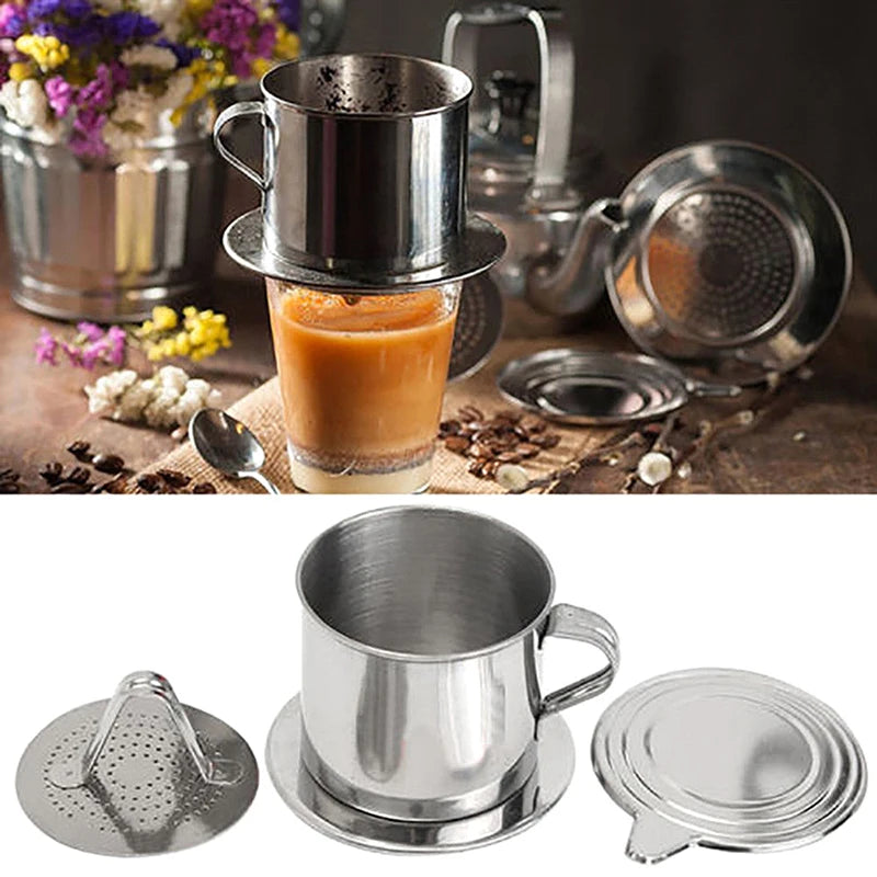 Portable Steel Vietnam Coffee Dripper