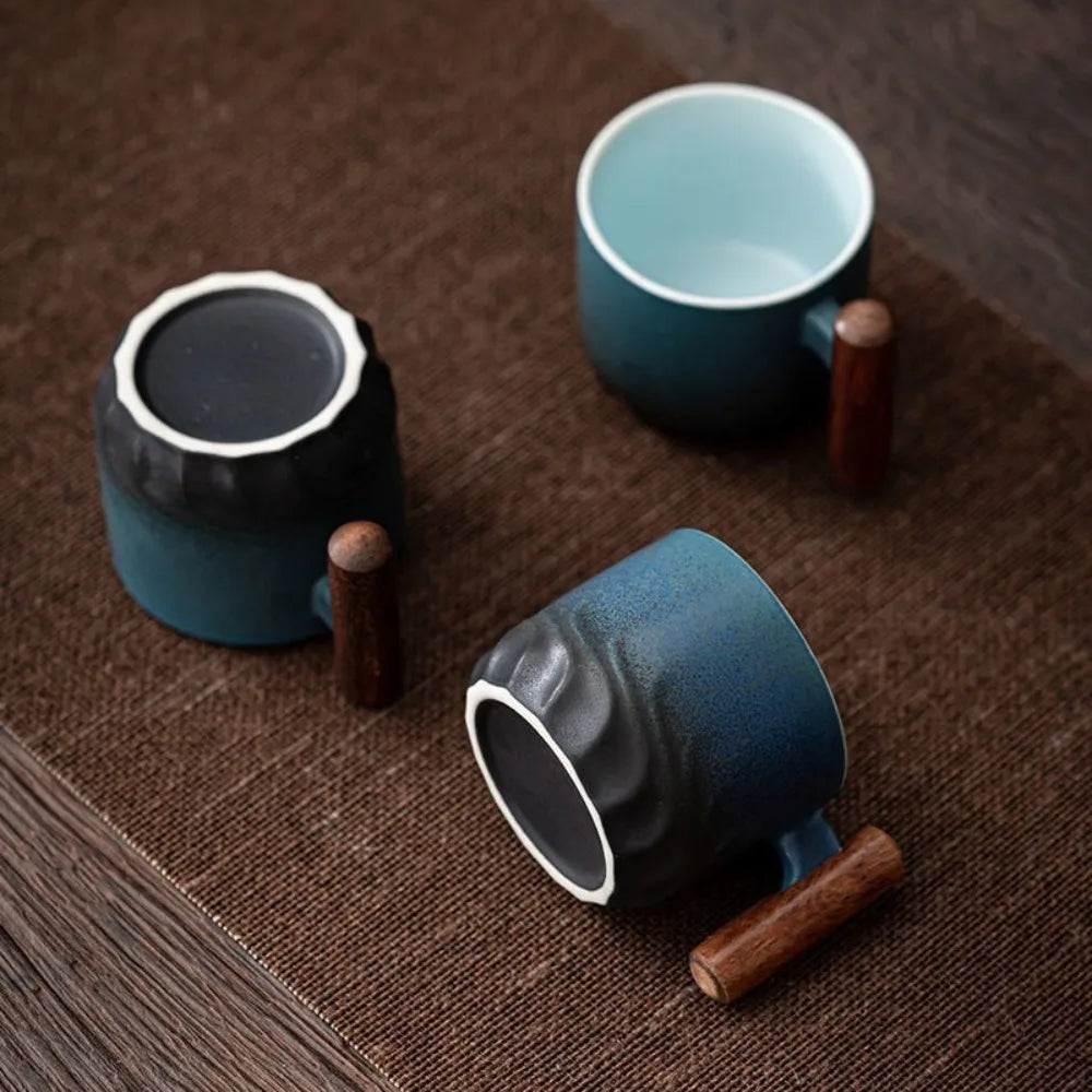 Gradient Glaze Ceramic Coffee Cup macchiato handmade