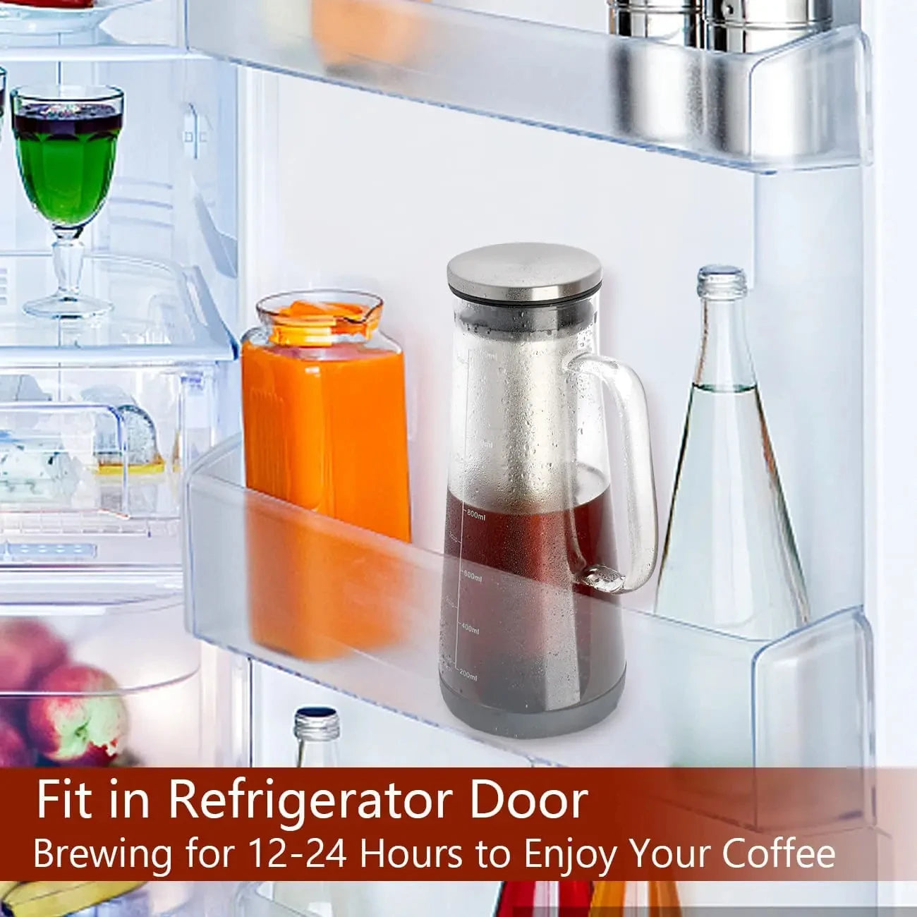 1000/1400ML Large Cold Brew Coffee Pot