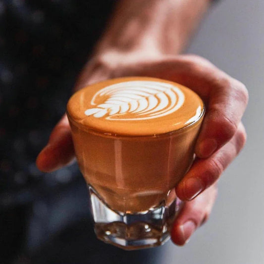 Flat White White Coffee Cup, Boutique Coffee Cup