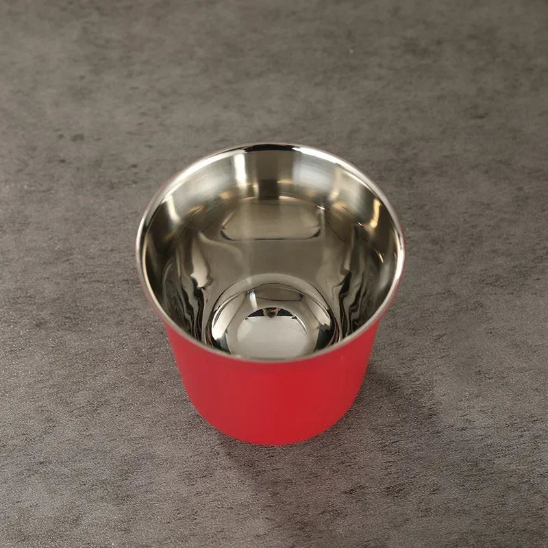 80mL Mini High Quality Stainless Steel Double-layer Heat-insulating Coffee Cups