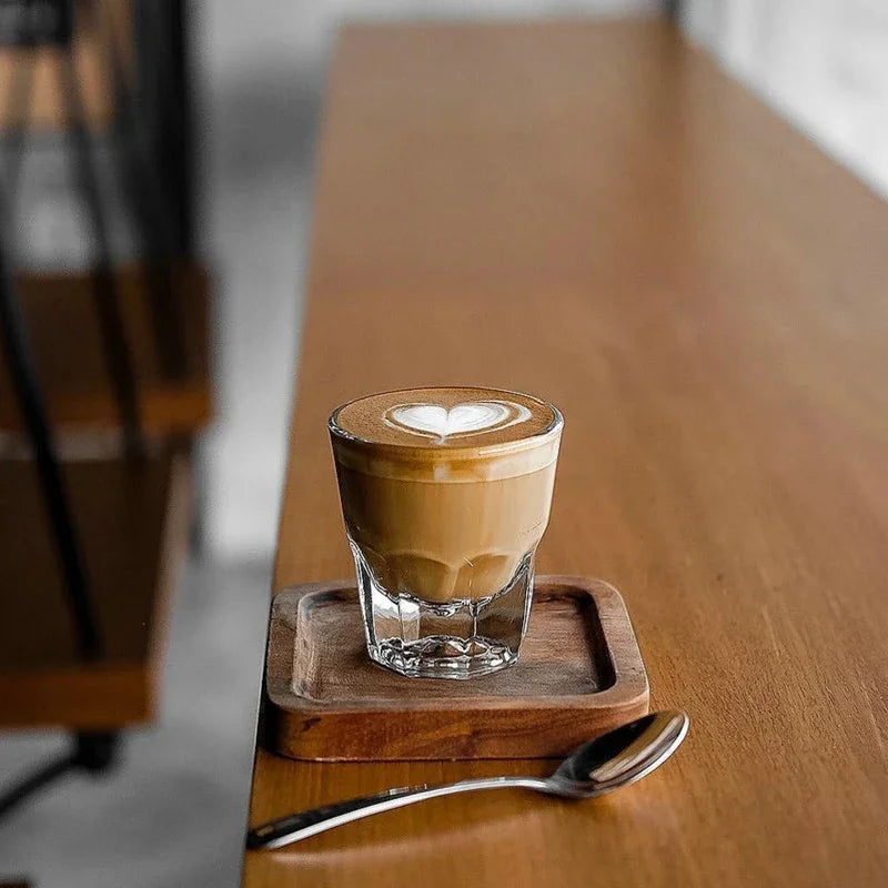 Flat White White Coffee Cup, Boutique Coffee Cup