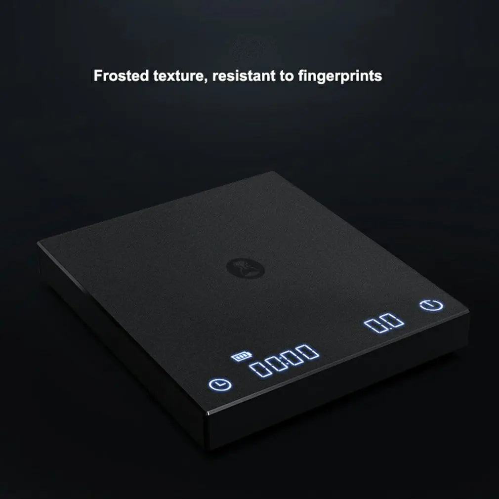 Electronic Coffee Scale Anti-scratch Black Waterproof.