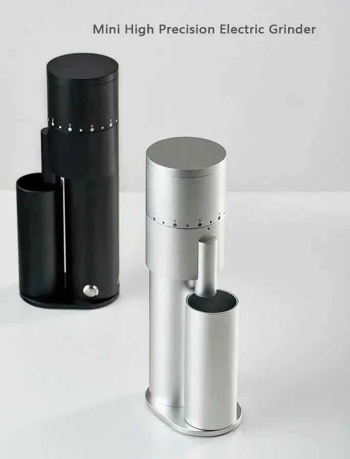 38-48mm Mini Electric Burr Espresso Coffee Grinder Portable Conical Burr Usb Coffee Grinder Single Dose Adjustable