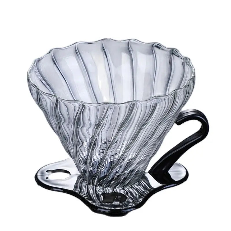 Glass Coffee Dripper, Size 02/ 01, Pour Over Coffee Funnel Dripper v60.